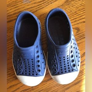 Blue native water, shoes